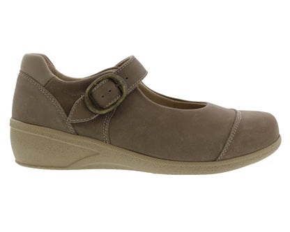 Drew Jillian Women's Therapeutic Shoes - Taupe Leather - Outside View