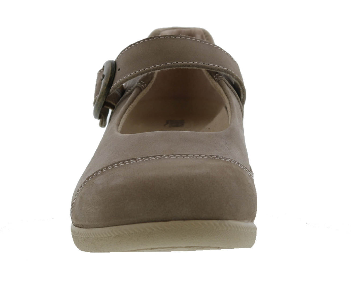 Drew Jillian Women's Therapeutic Shoes - Taupe Leather - Front View
