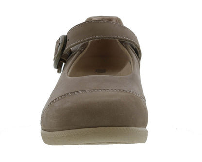 Drew Jillian Women's Therapeutic Shoes - Taupe Leather - Front View