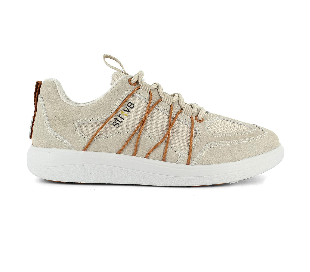 Strive Lisbon Women's Comfort Sneaker - Sand - Side