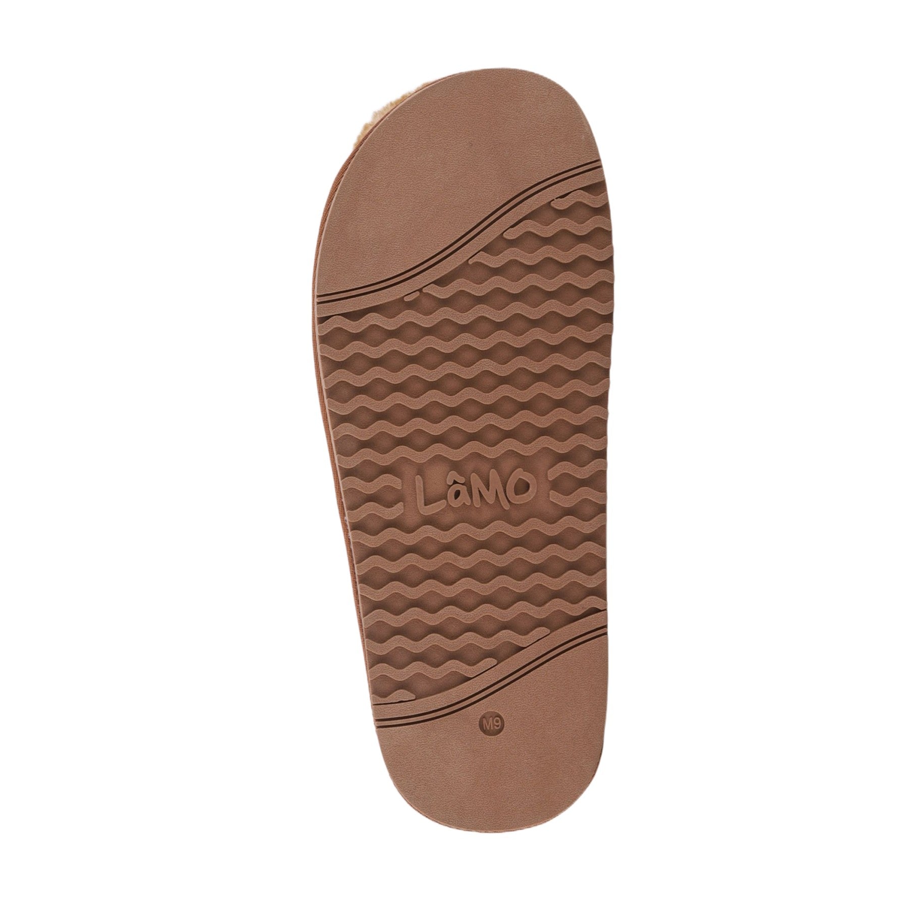 Lamo APMA Men's Open Toe Wrap Slippers CM2337 - Chestnut - Pair View