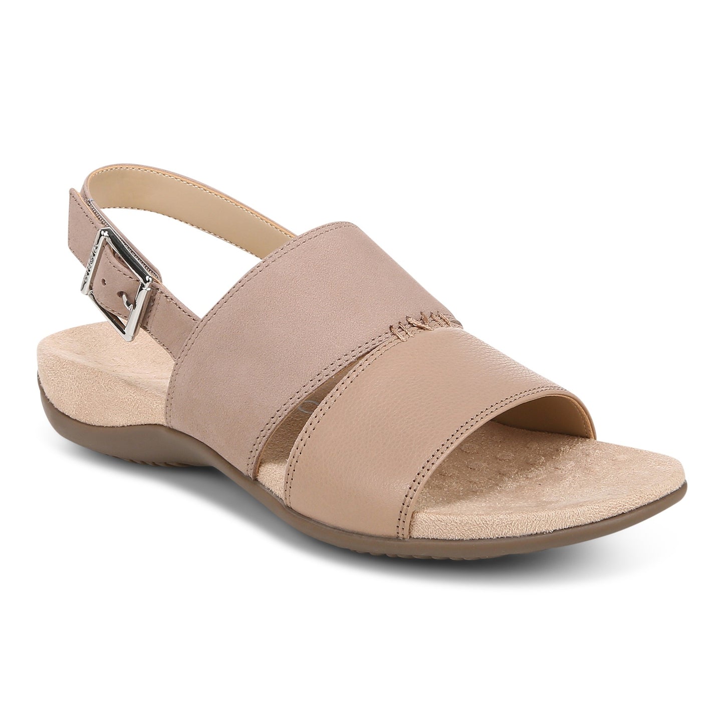 Vionic Morro Women's Slingback Comfort Orthotic Sandal - Taupe - Angle main