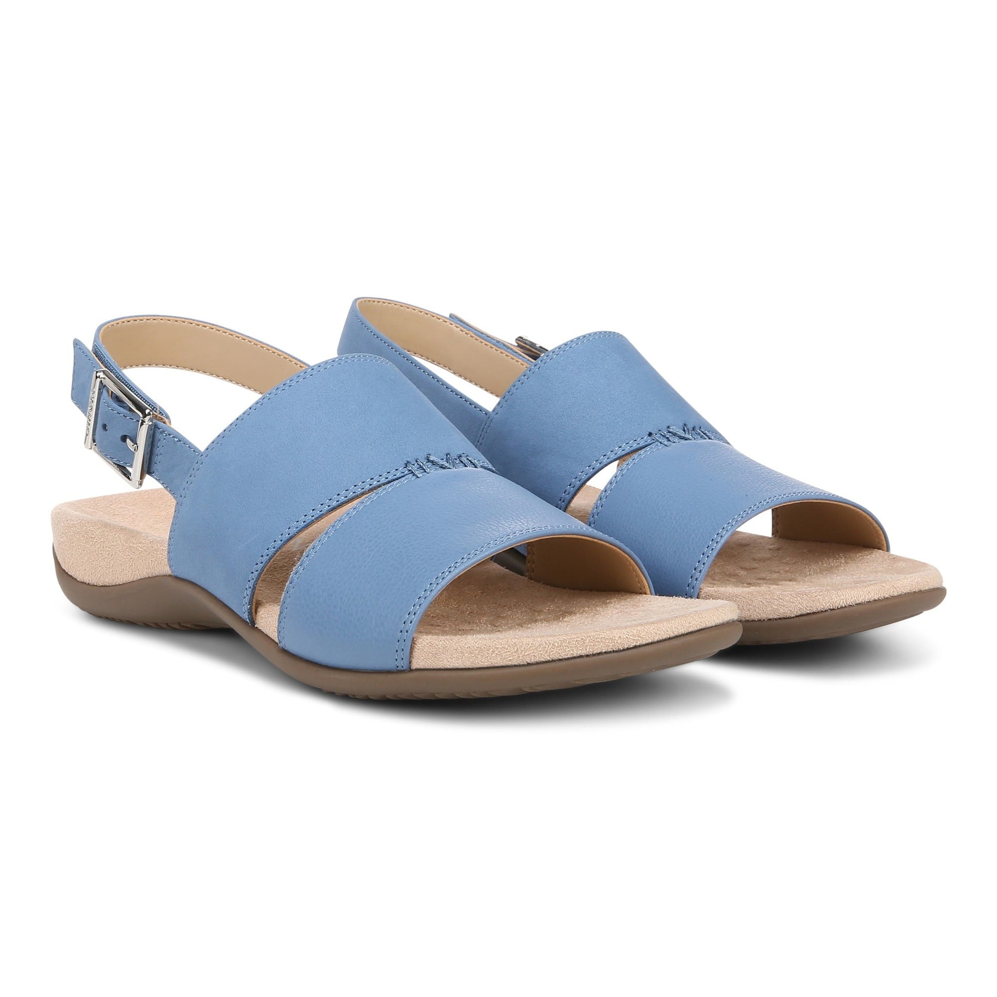 Vionic Morro Women's Slingback Comfort Orthotic Sandal - Captains Blue - Pair