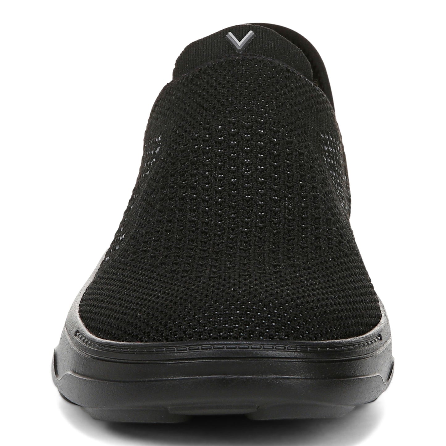 Vionic Sage Rx mens Slip On/Loafer/Moc Shoe - Black - Front