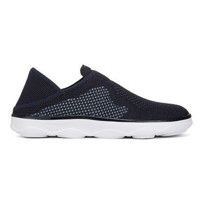 Vionic Sage Rx mens Slip On/Loafer/Moc Shoe - Navy Blazer - Right side