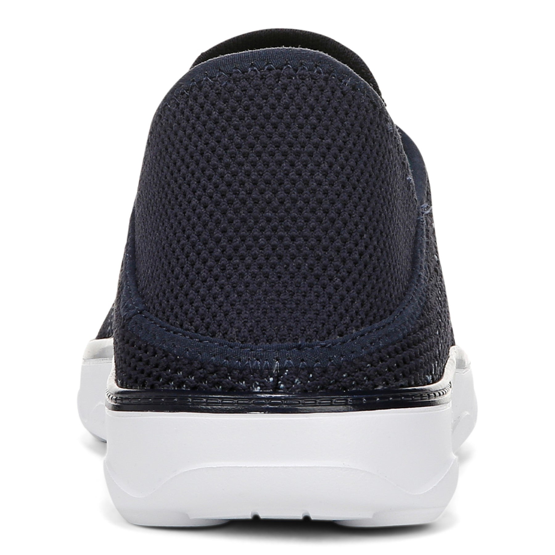 Vionic Sage Rx mens Slip On/Loafer/Moc Shoe - Navy Blazer - Back