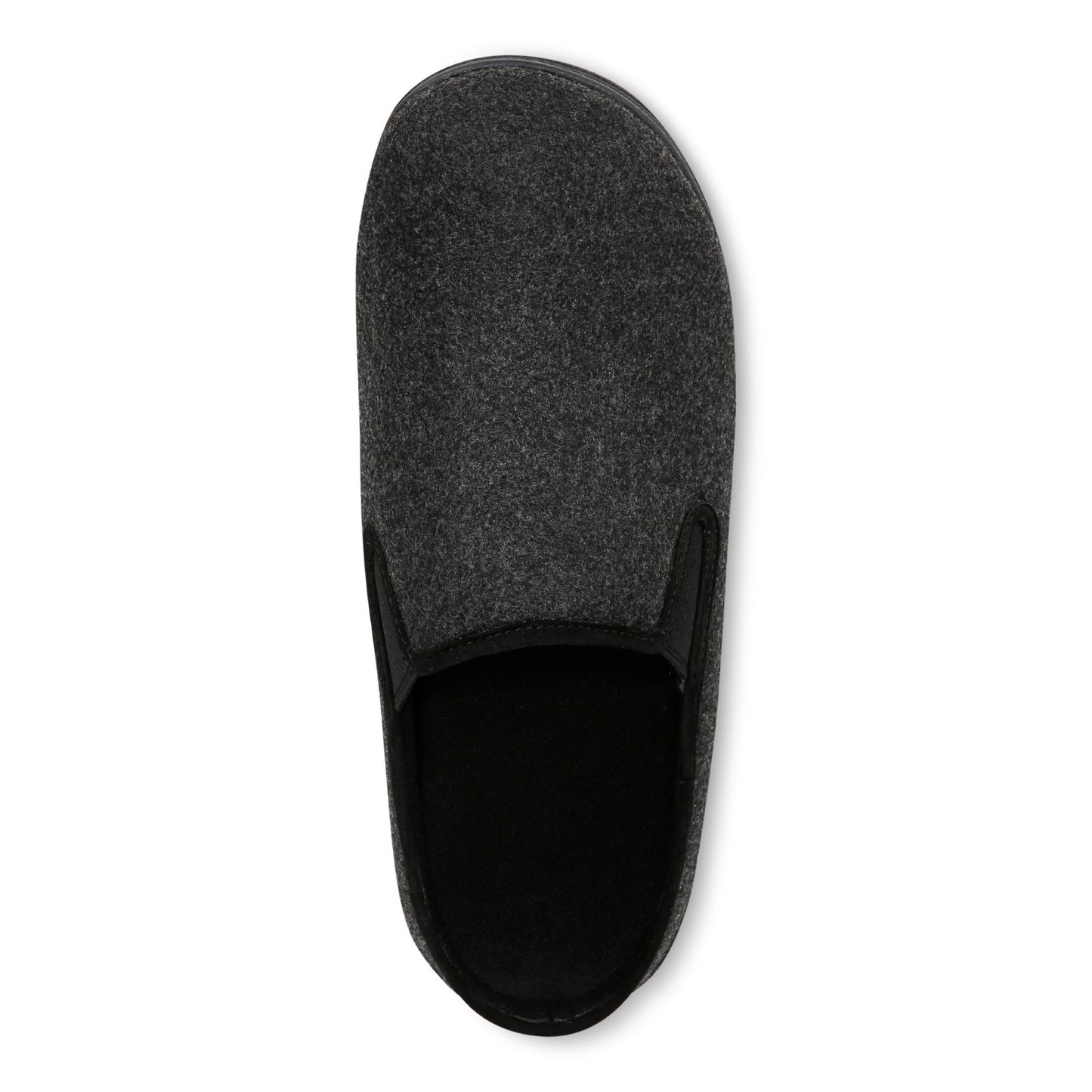 Vionic Unwind mens Mule/Clog Slipper - Black - Top