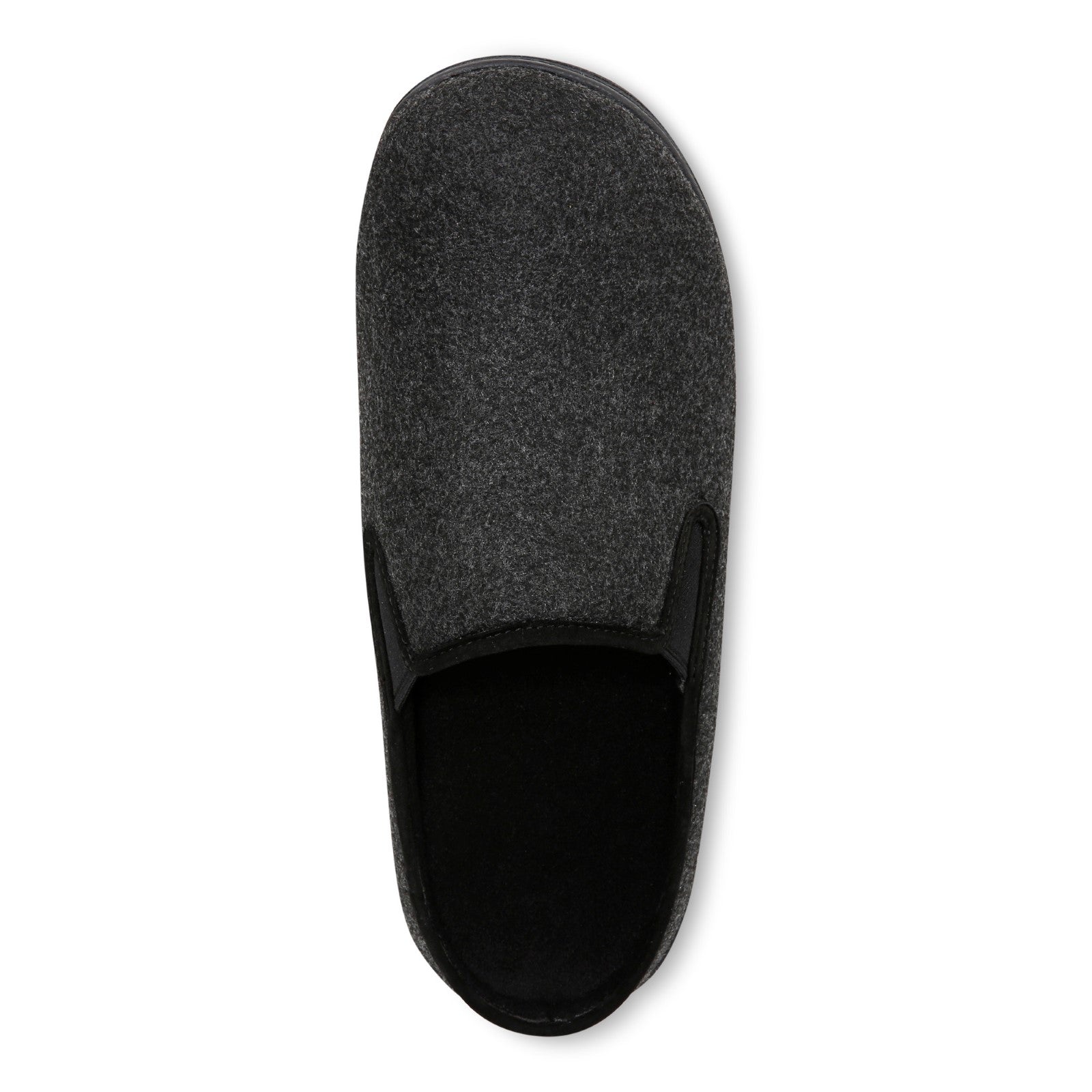 Vionic Unwind mens Mule/Clog Slipper - Black - Top
