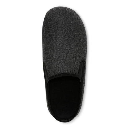 Vionic Unwind mens Mule/Clog Slipper - Black - Top