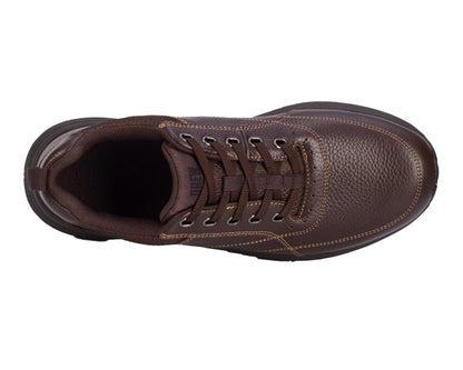 Drew Maker Men's Casual Shoe - Brown Pebbled Leather - Sole View