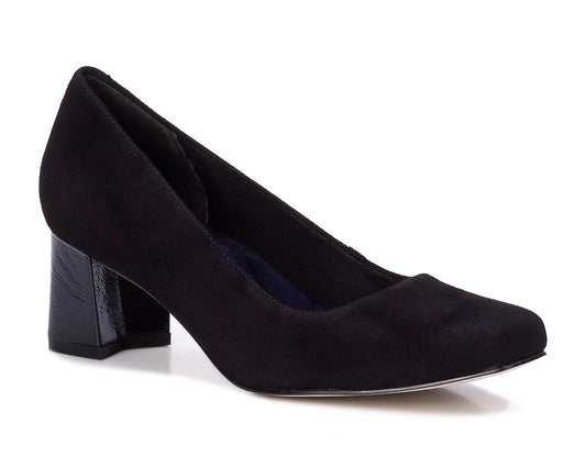 Ros Hommerson Meredith Women's Pump - Black Suede - Main View