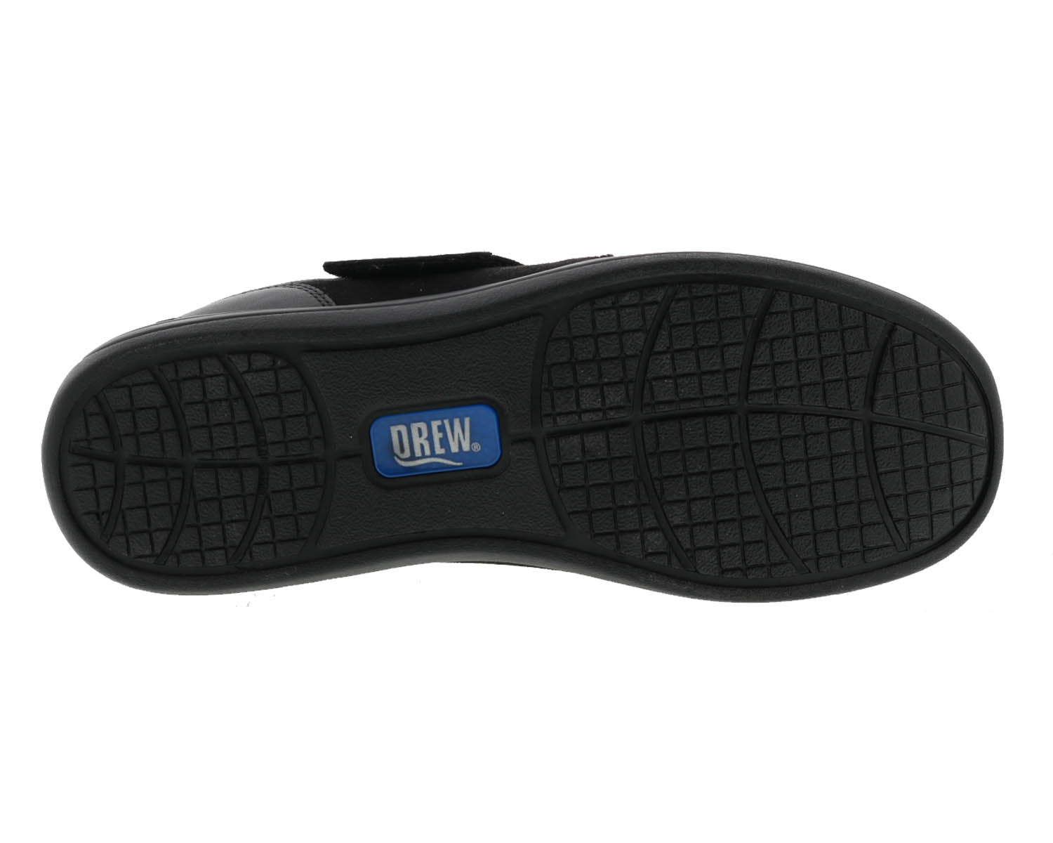 Drew Moonlite Women's Adjustable Strap Shoe - Black Combo - Top View