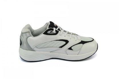 Answer2 554 Men's Athletic Comfort Shoes - White/Navy Side