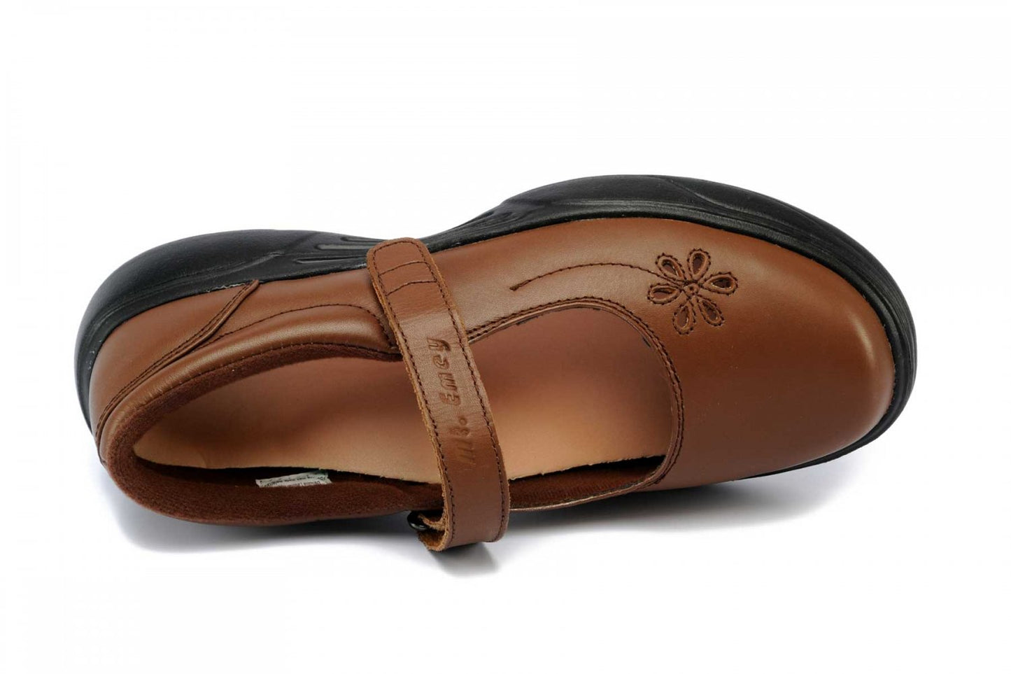 Mt. Emey 9205 - Women's Orthopedic Mary Jane by Apis - Brown Top