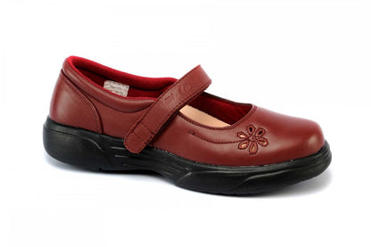 Mt. Emey 9205 - Women's Orthopedic Mary Jane by Apis - Ruby Main Angle