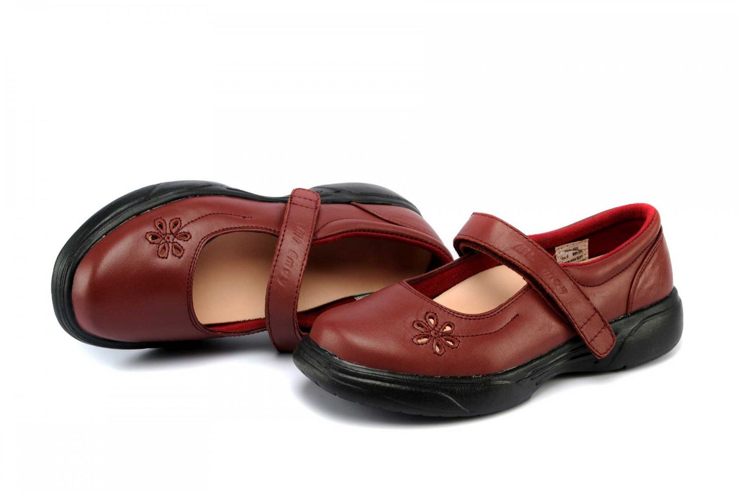 Mt. Emey 9205 - Women's Orthopedic Mary Jane by Apis - Ruby Pair / Top