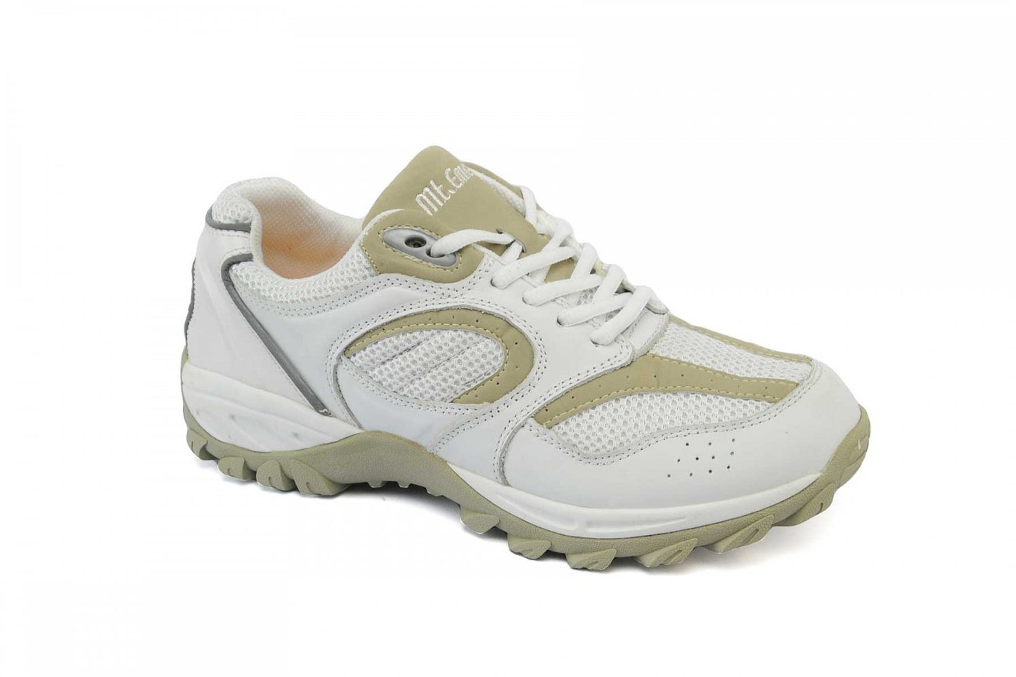 Mt. Emey 9702-L - Men's Explorer I Lace-up Walking Shoes - White/Beige Main Angle
