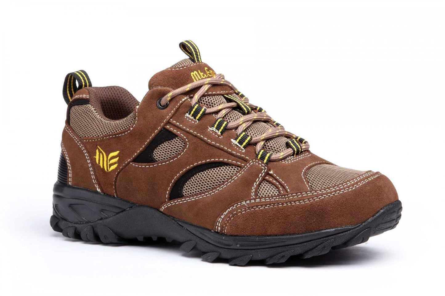 Mt. Emey 9708 - Men's Extrem-Light Athletic Walking Shoes by Apis - Brown Main Angle
