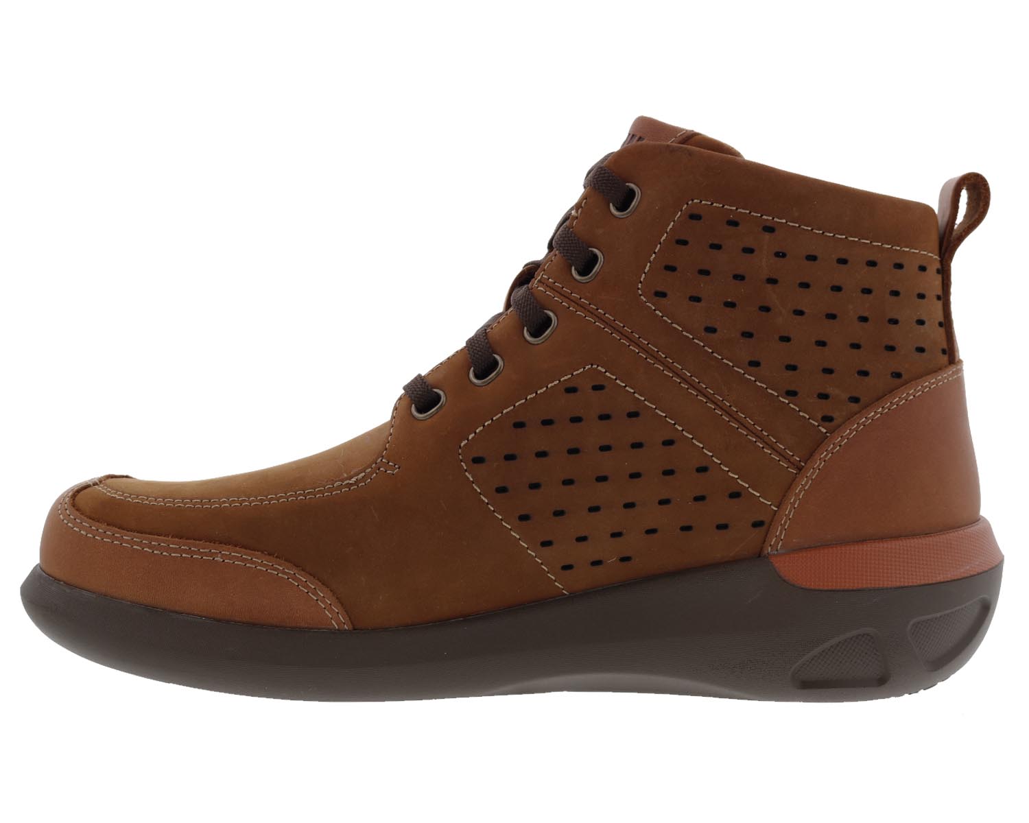 Drew Murphy Men's Ankle Boot - Dark Brown Leather - Inside View