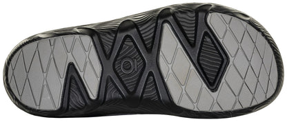 Oboz Whakata Coast Slip-On Clog - Comfortable Recovery Shoes - Black Sea Bottom