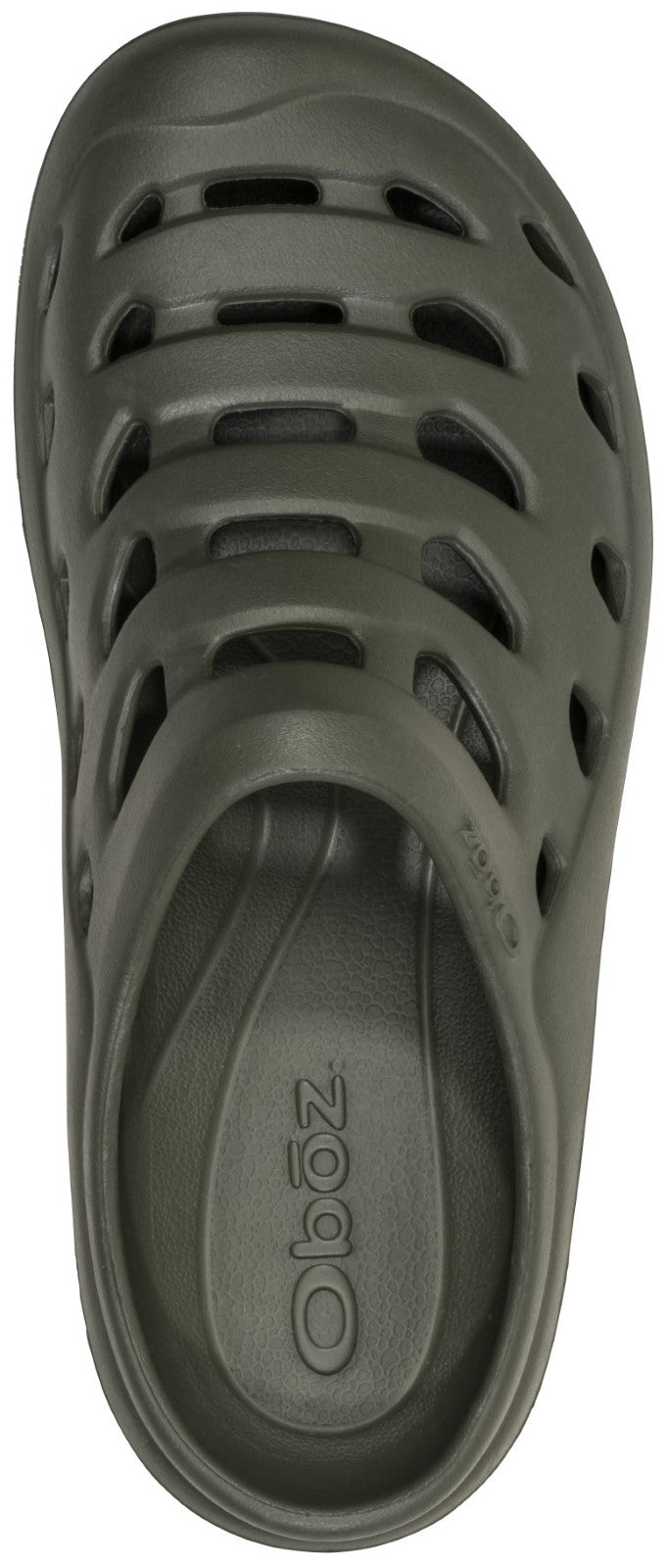 Oboz Whakata Coast Slip-On Clog - Comfortable Recovery Shoes - Black Sea Top