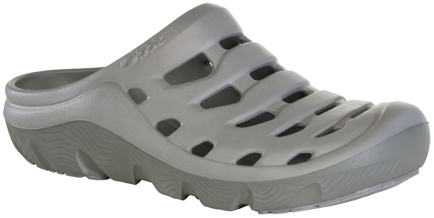 Oboz Whakata Coast Slip-On Clog - Comfortable Recovery Shoes - Hazy Gray Angle main