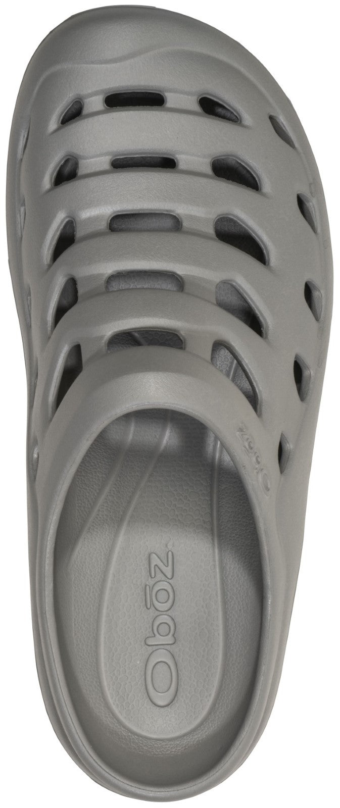 Oboz Whakata Coast Slip-On Clog - Comfortable Recovery Shoes - Hazy Gray Top