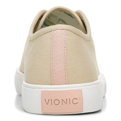 Vionic Oasis Womens Oxford/Lace Up Casual - Semolina - Back