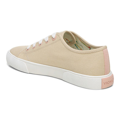 Vionic Oasis Womens Oxford/Lace Up Casual - Semolina - Back angle