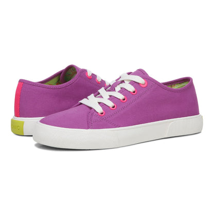 Vionic Oasis Womens Oxford/Lace Up Casual - Wild Berry - pair left angle