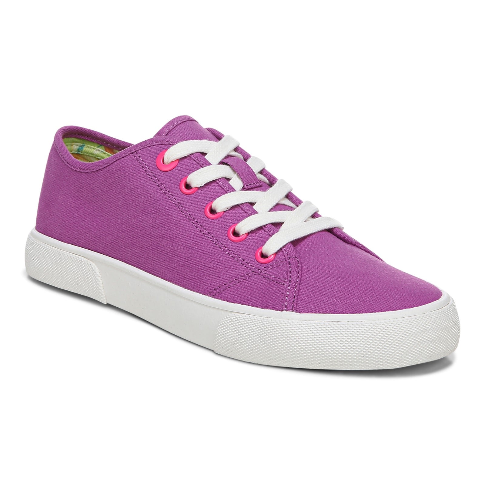 Vionic Oasis Womens Oxford/Lace Up Casual - Wild Berry - Angle main