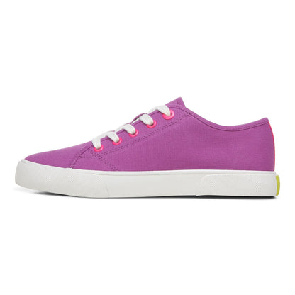 Vionic Oasis Womens Oxford/Lace Up Casual - Wild Berry - Left Side