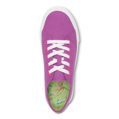 Vionic Oasis Womens Oxford/Lace Up Casual - Wild Berry - Top