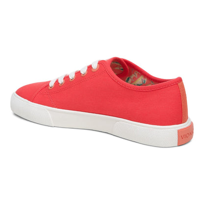 Vionic Oasis Womens Oxford/Lace Up Casual - Poppy - Back angle