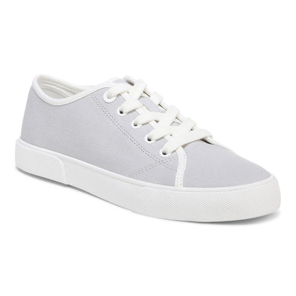 Vionic Oasis Women's Casual Canvas Lace Up Comfort Shoe - Vapor Canvas - Angle main
