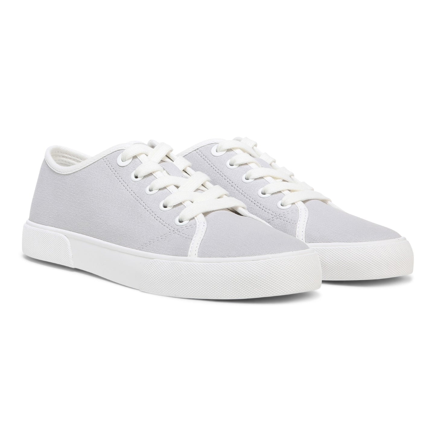Vionic Oasis Women's Casual Canvas Lace Up Comfort Shoe - Vapor Canvas - Pair