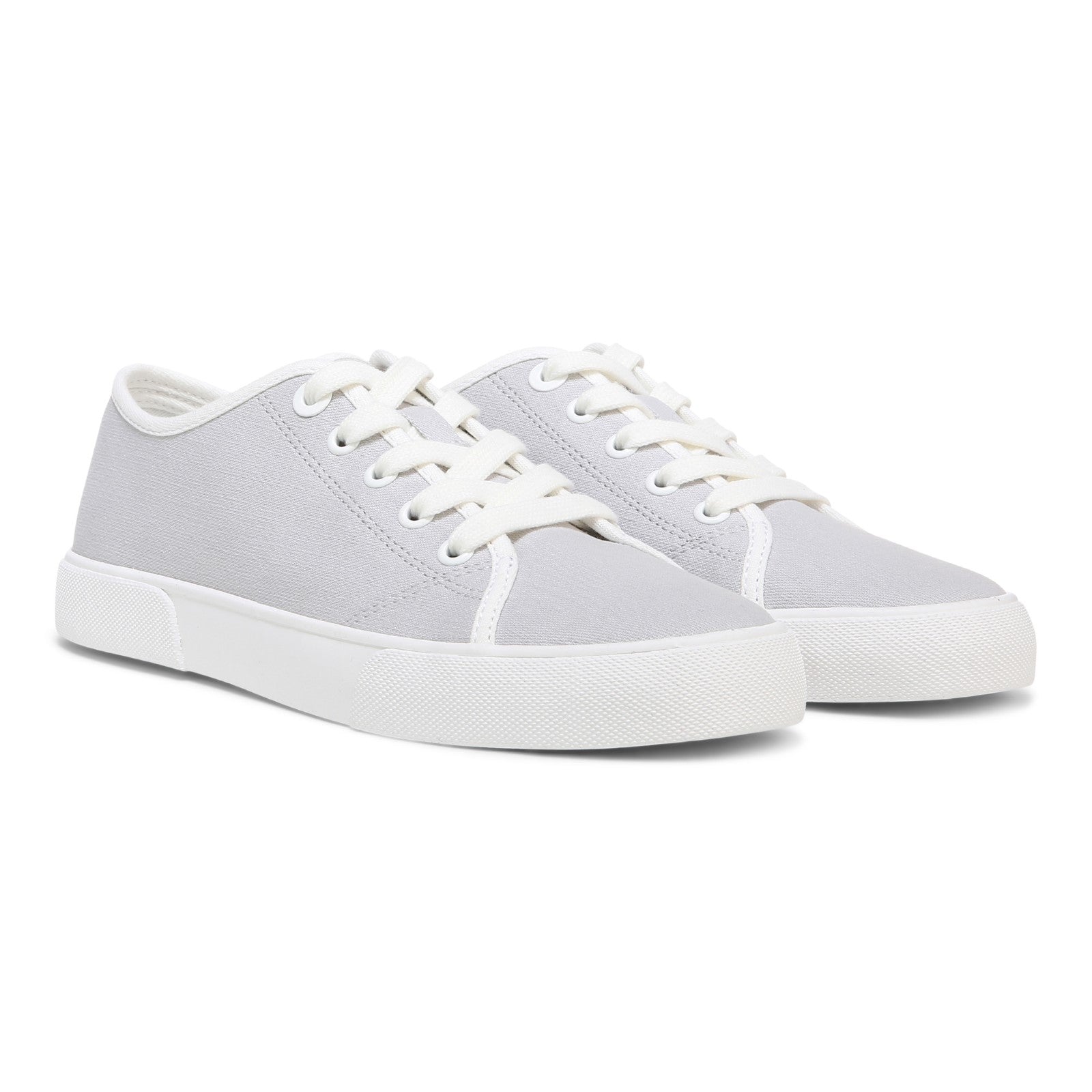 Vionic Oasis Women's Casual Canvas Lace Up Comfort Shoe - Vapor Canvas - Pair