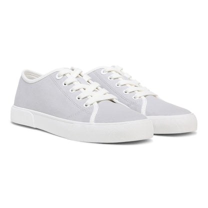 Vionic Oasis Women's Casual Canvas Lace Up Comfort Shoe - Vapor Canvas - Pair