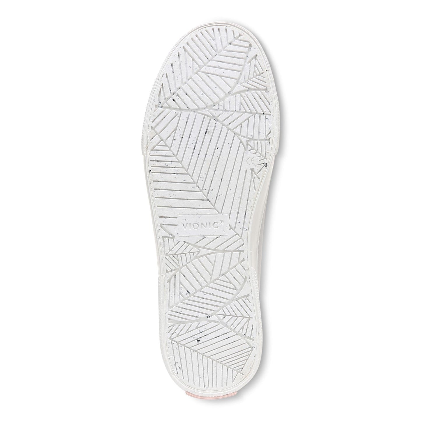 Vionic Oasis Women's Casual Canvas Lace Up Comfort Shoe - Vapor Canvas - Bottom