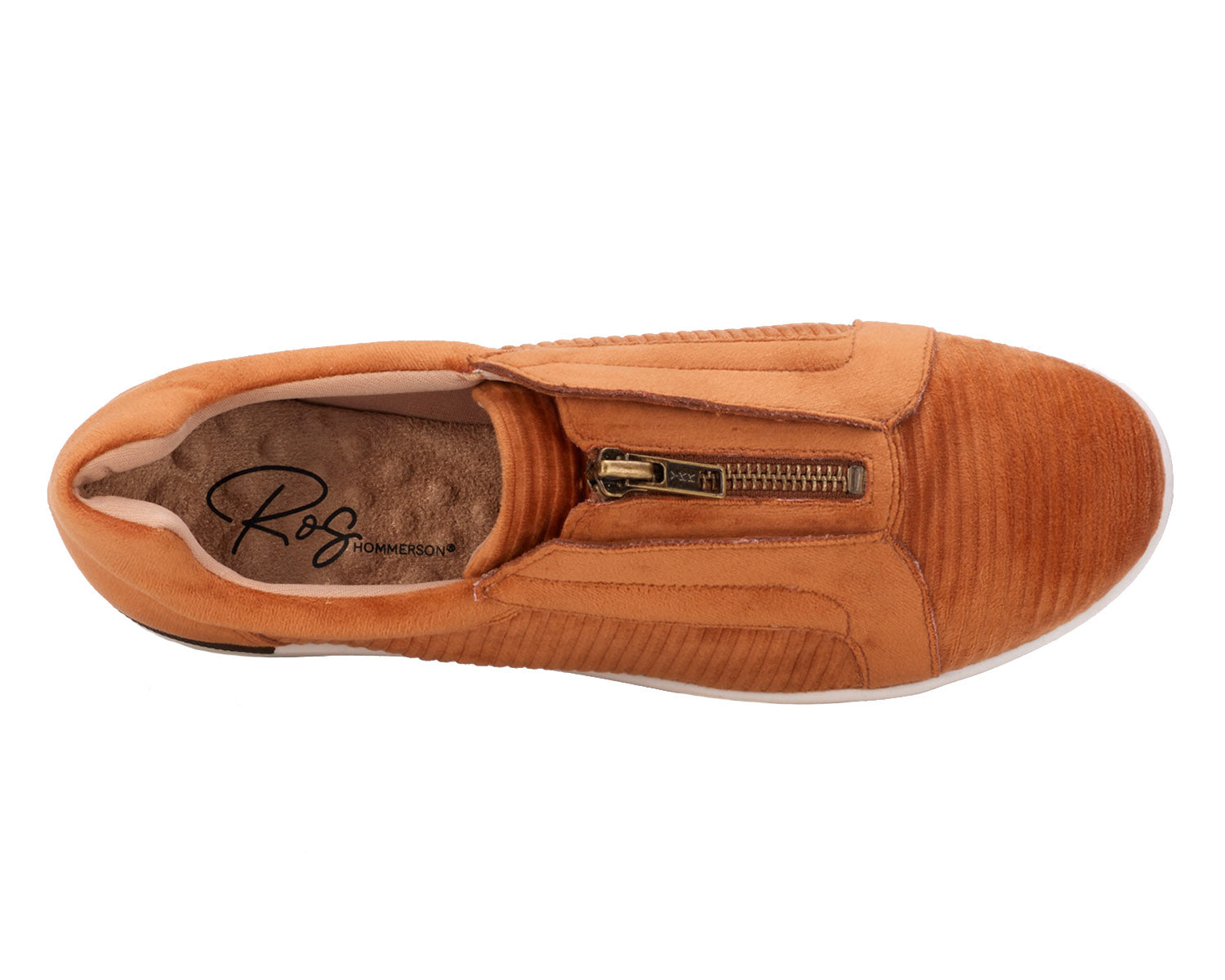 Ros Hommerson Oliver Women's Athleisure Sneaker - Praline Corduroy - Sole View