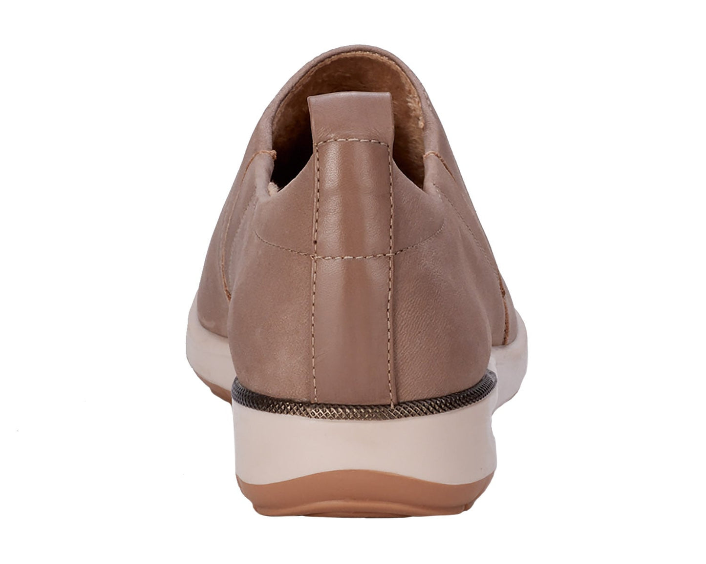 Ros Hommerson Ozzie Women's Casual Slip-On Shoe - Sandstone Nubuck - Back View