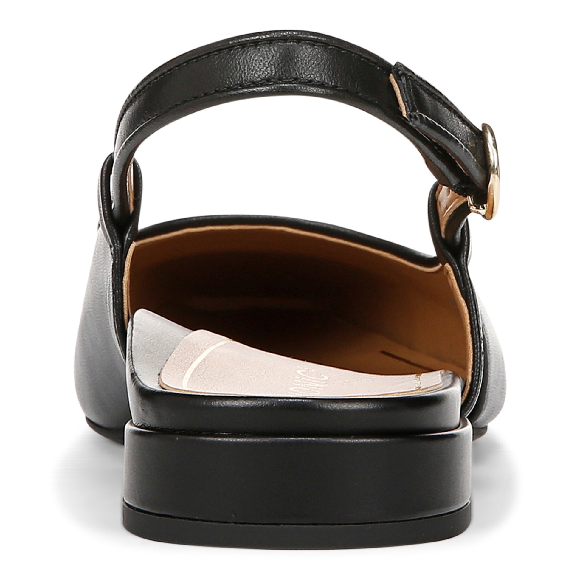 Vionic Petaluma Women's Slingback Supportive Flat - Black - Back