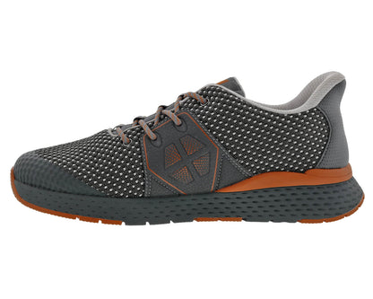 Drew Perform Men's Athletic Shoe - Grey Mesh Combo - Inside View