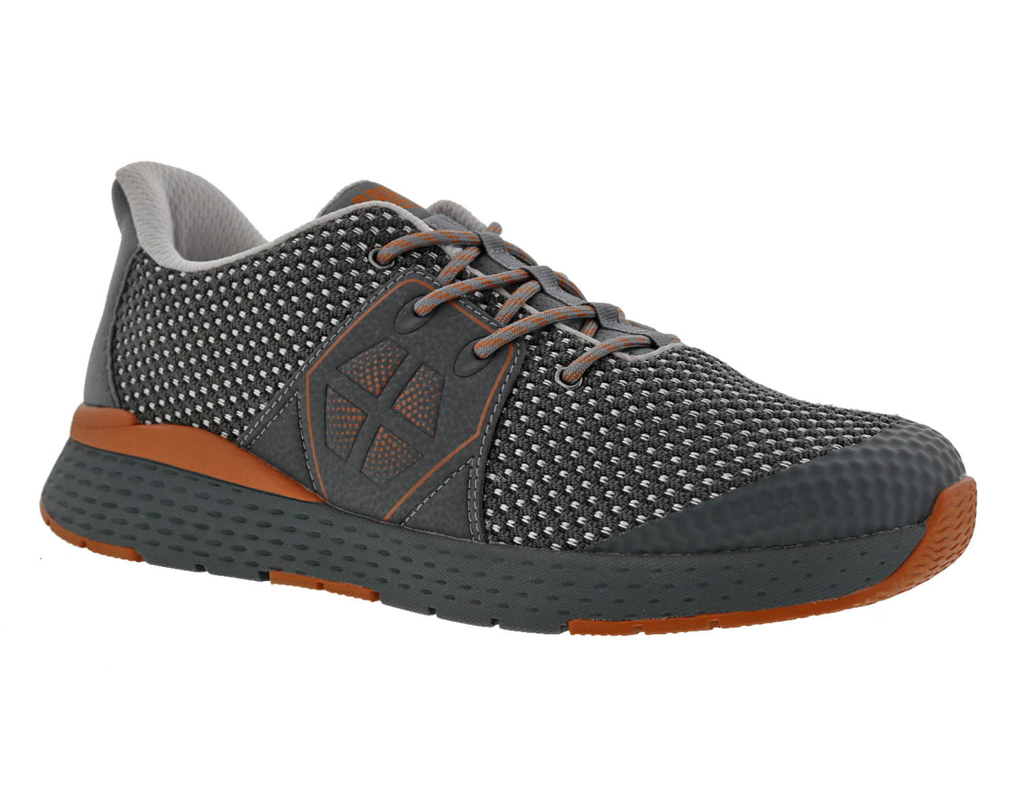 Drew Perform Men's Athletic Shoe - Grey Mesh Combo - Main View