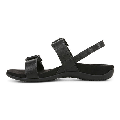Vionic Reese womens Slingback Sandal - Black - Left Side
