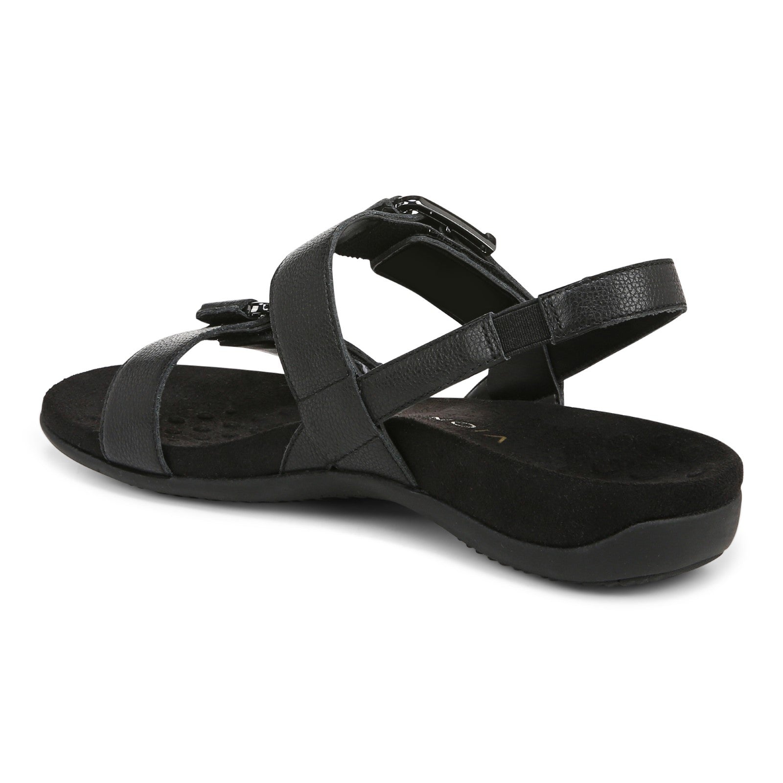 Vionic Reese womens Slingback Sandal - Black - Back angle