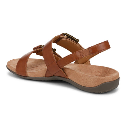 Vionic Reese Women's Slingback Sandal - Tan - Back angle