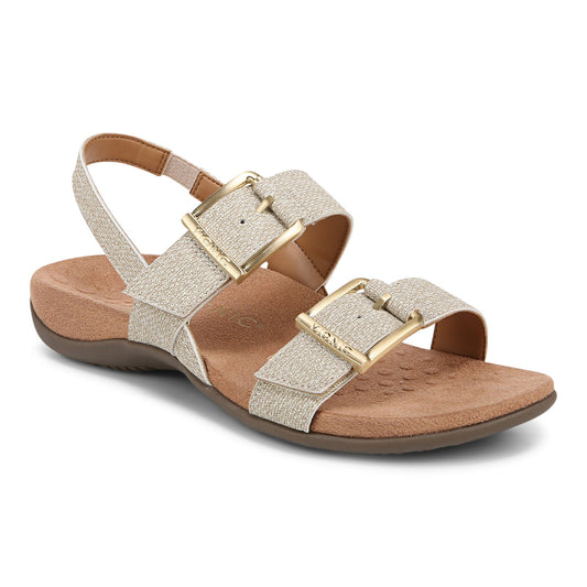 Vionic Reese womens Slingback Sandal - Oatmeal - Angle main