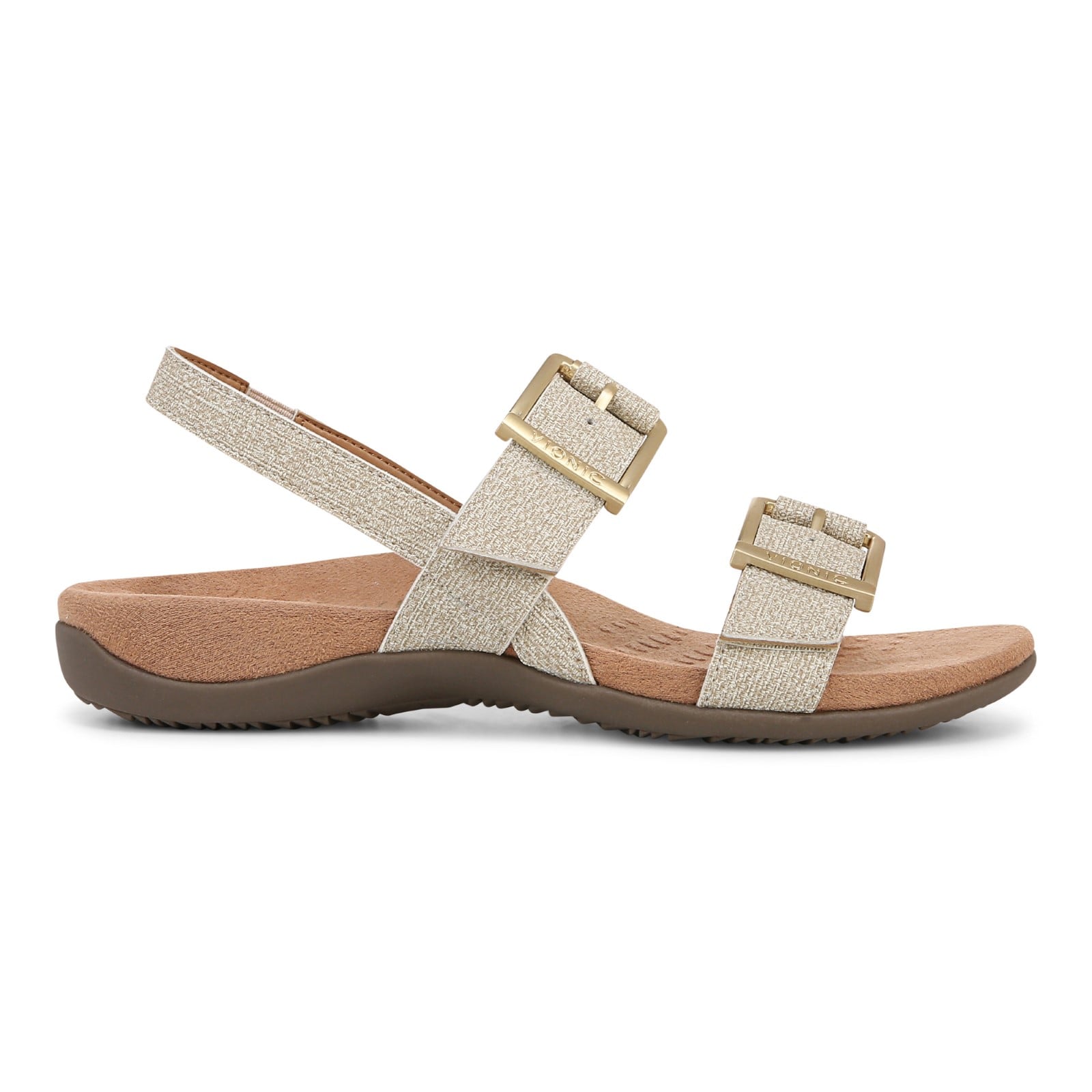 Vionic Reese womens Slingback Sandal - Oatmeal - Right side