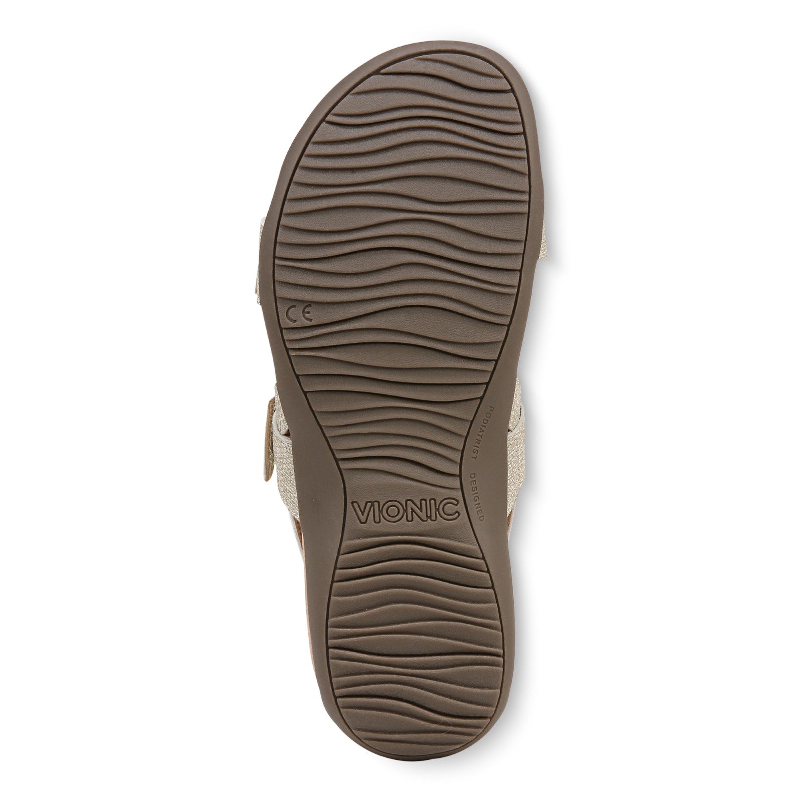 Vionic Reese womens Slingback Sandal - Oatmeal - Bottom